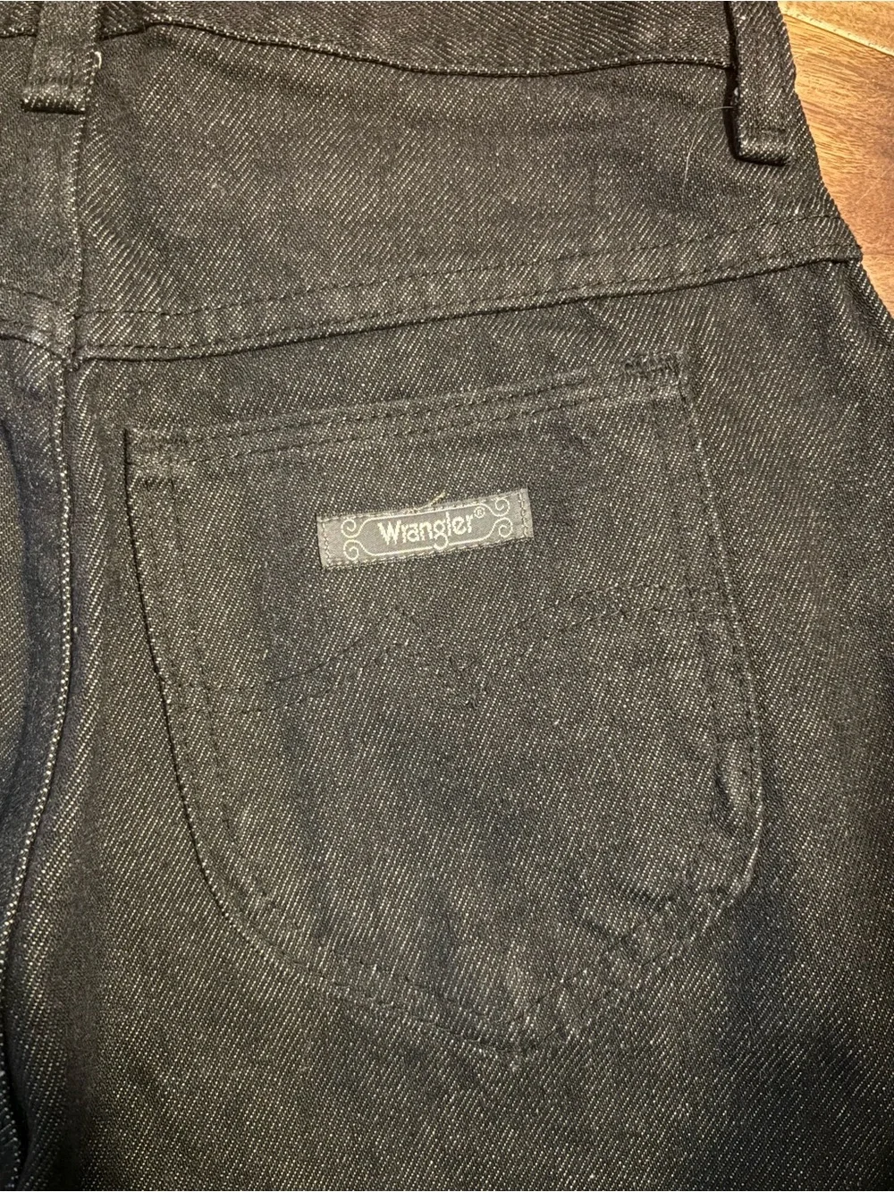 Vintage Wrangler Dark‎ Wash High Rise Jeans NWT Junior Fit Size 9 USA (0813)